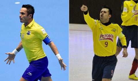 Falcao y Jhon Pinilla