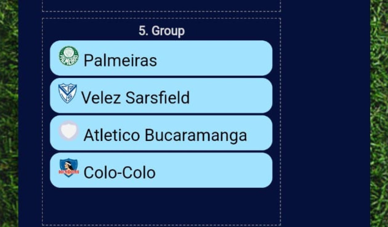 Grupo de Atlético Bucaramanga en Copa Libertadores según simulador