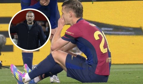 Hansi Flick habló de la lesión de Dani Olmo