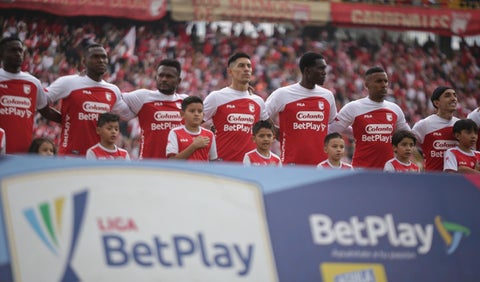 Nómina de Independiente Santa Fe vs Fortaleza por la Liga BetPlay