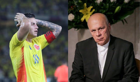 James Rodríguez y Carlos Antonio Vélez