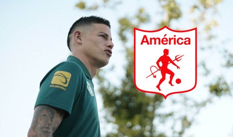 James Rodríguez, escudo América