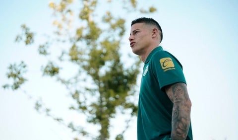 James Rodríguez con el Club León de México