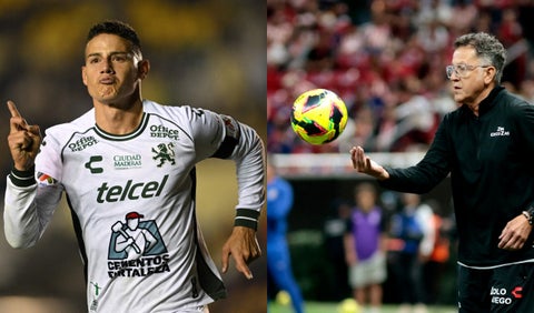 James Rodríguez y Juan Carlos Osorio
