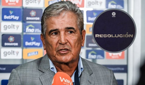 Jorge Luis Pinto recibe sanción de Dimayor