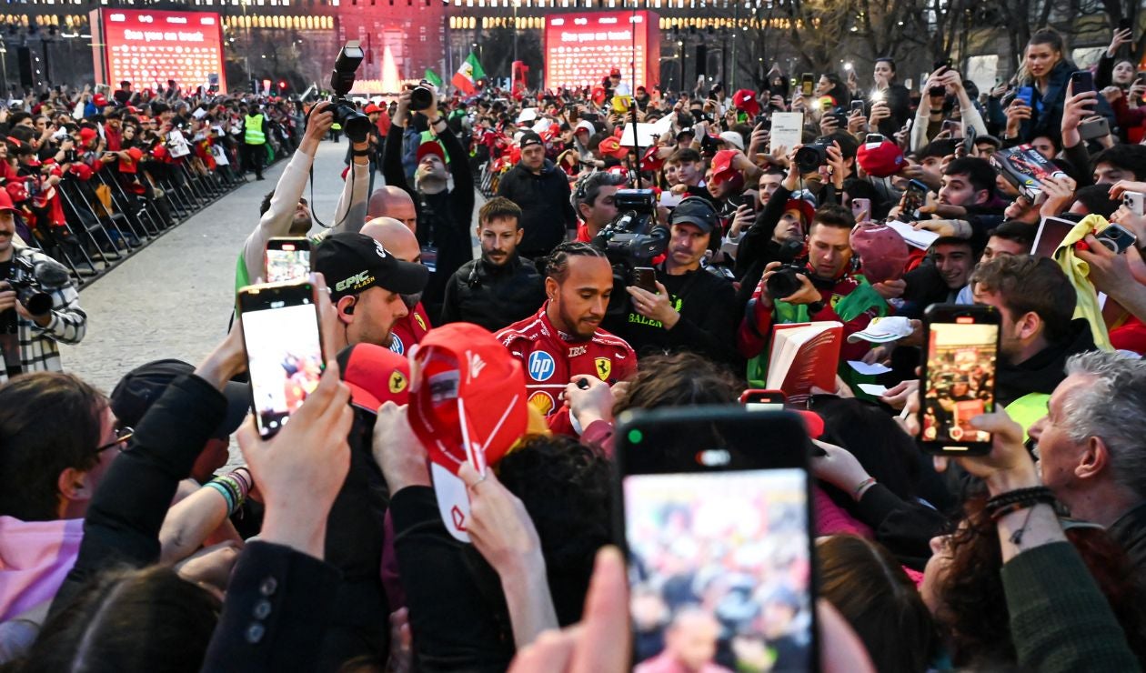 Lewis Hamilton habló de su objetivo con Ferrari