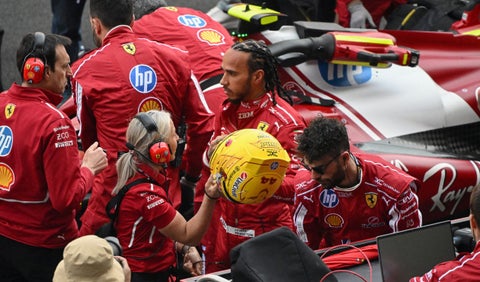 Hamilton habló tras la segunda ronda de la pole en el GP de China