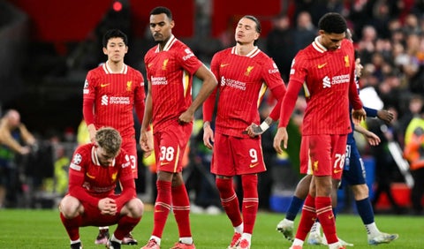 Liverpool eliminado de Champions 2024-2025