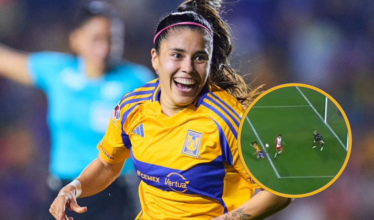 Golazo de Lizbeth Ovalle con Tigres en la Liga MX Femenil