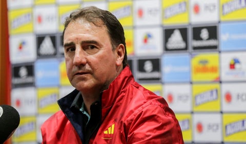 Néstor Lorenzo, técnico de la selección Colombia