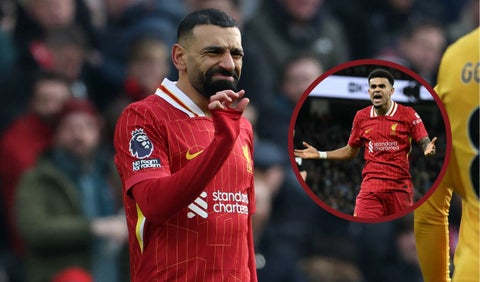 Mohamed Salah buscaría quedarse con Luis Díaz en Liverpool