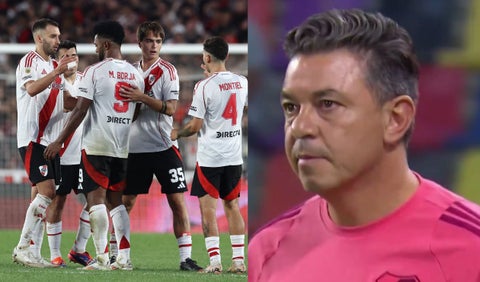 Miguel Ángel Borja y Marcelo Gallardo