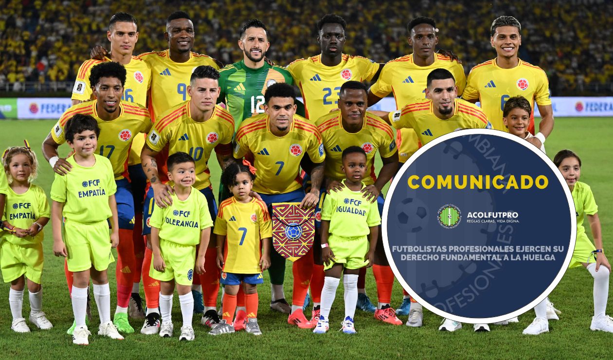 Selección Colombia huelga de jugadores ACOLFUTPRO
