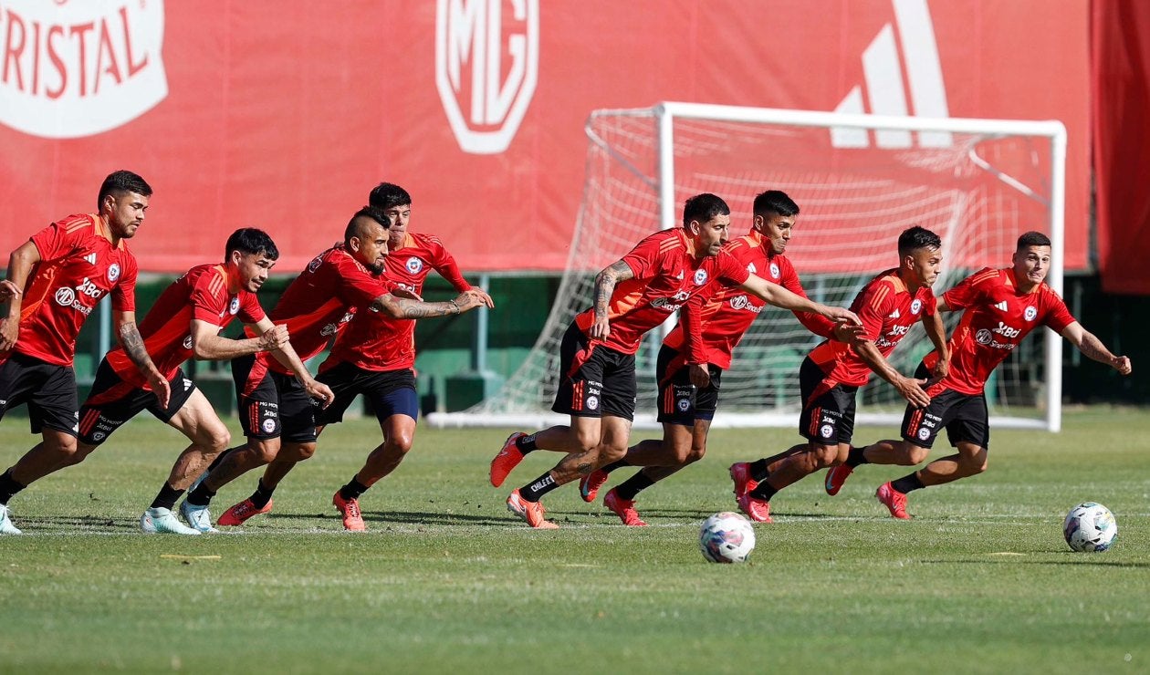 Entrenamiento de la selección de Chile