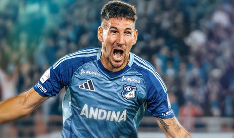 Santiago Giordana celebrando gol