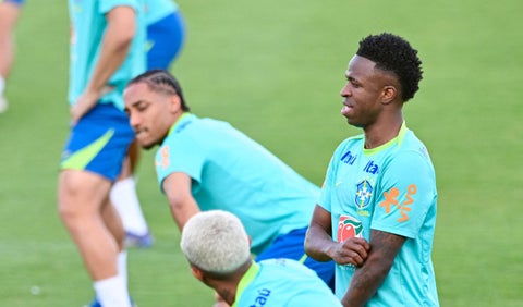 Entrenamiento Selección Brasil