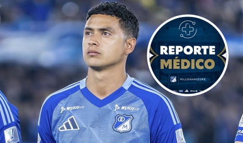 Millonarios reveló reporte médico de Stiven Vega
