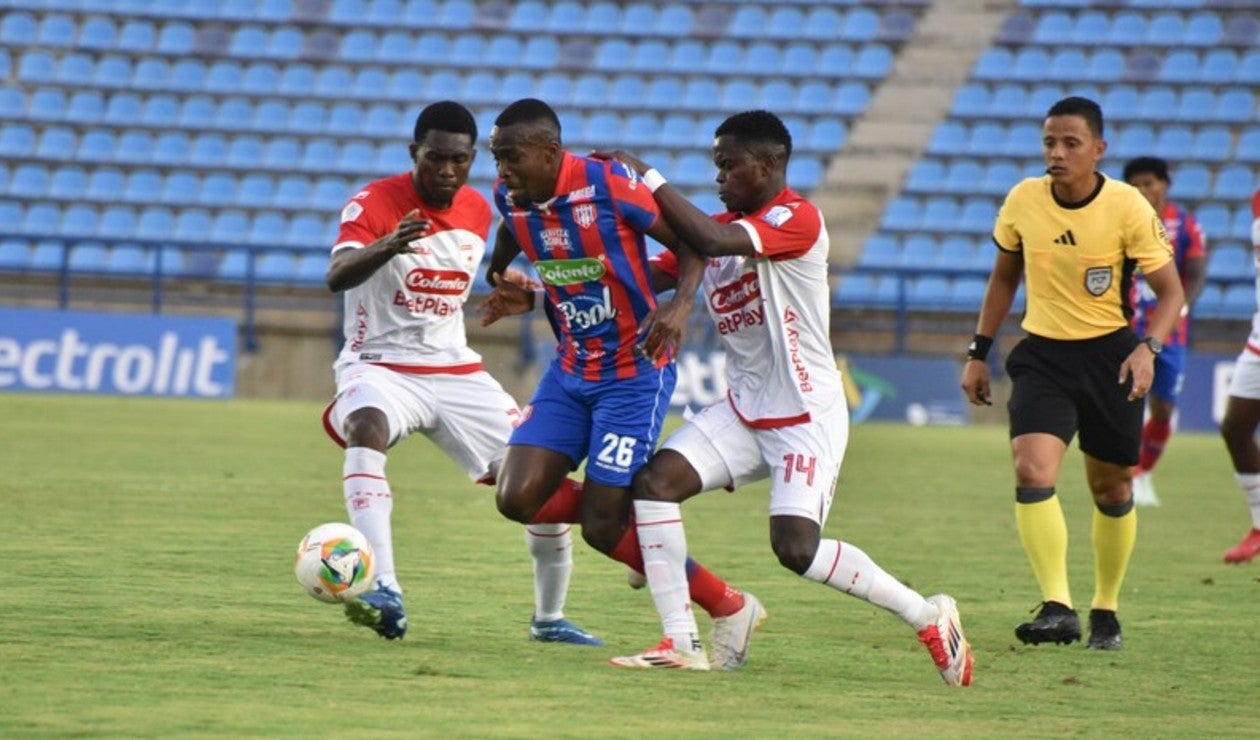 Unión Magdalena y Santa Fe en duelo por Liga BetPlay 2025-I