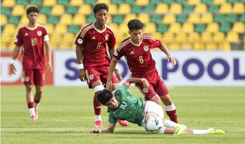Venezuela derrotó a Bolivia en su debut en el Sudamericano Sub 17