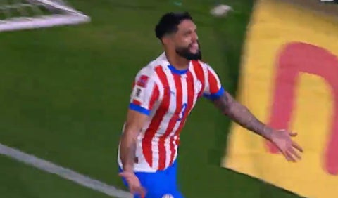 Omar Alderete - Paraguay vs Chile