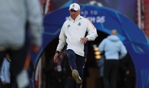 Carlo Ancelotti, técnico de Real Madrid en la Champions League