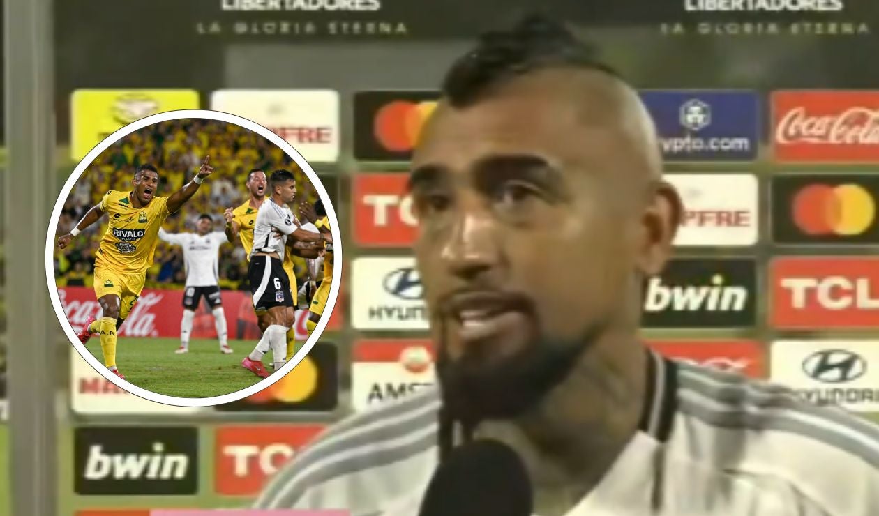 Arturo Vidal habló del empate de Colo Colo ante Bucaramanga