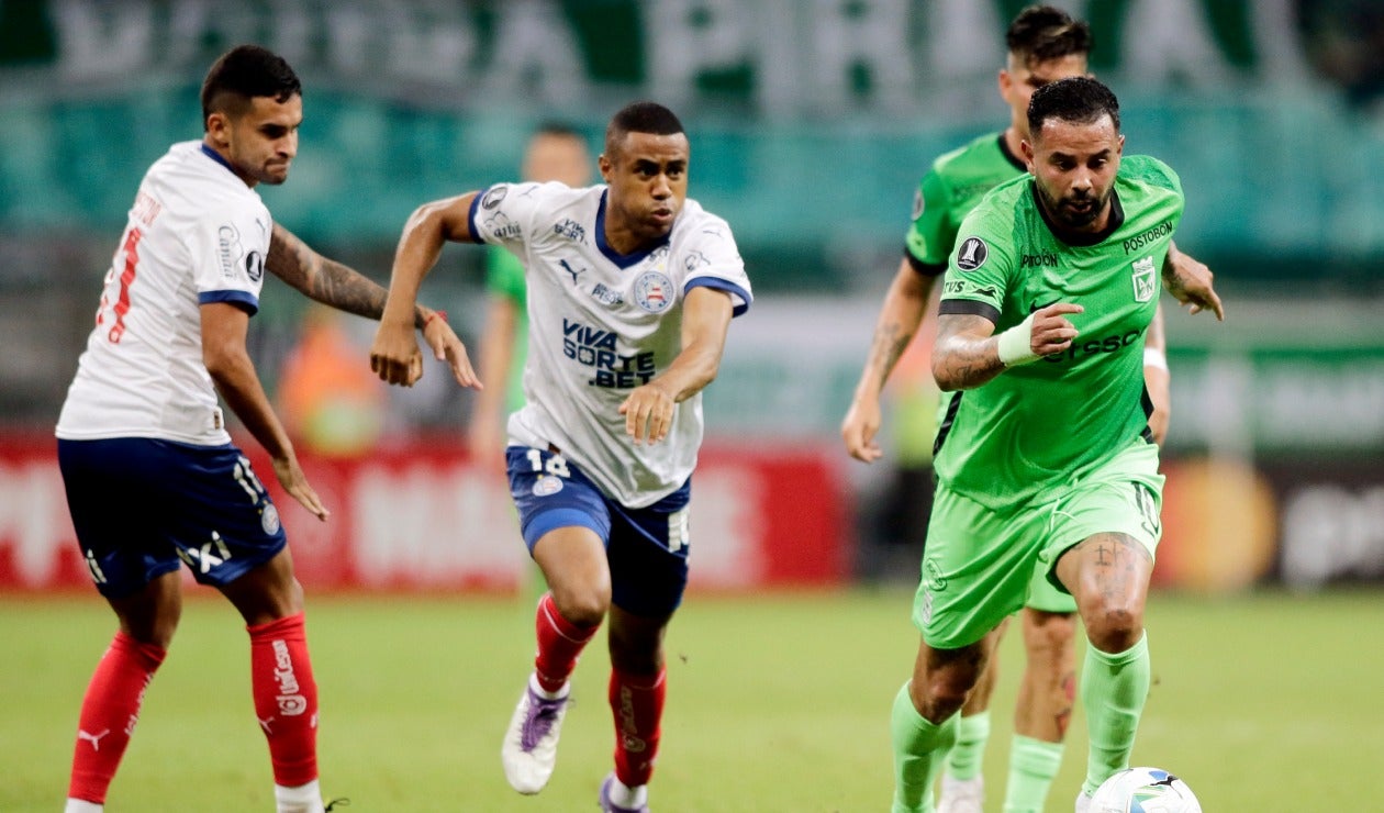 Bahía vs Atlético Nacional en Copa Libertadores