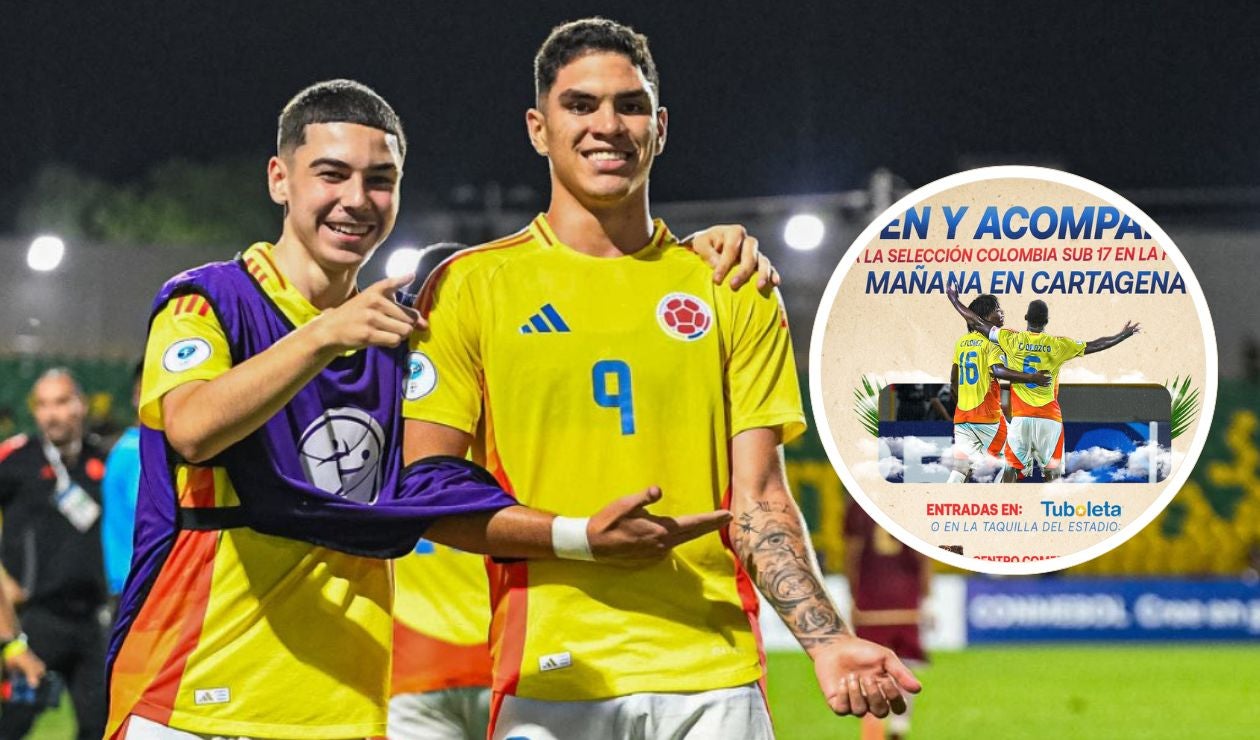 Boletería para la final del Sudamericano Sub 17 entre Colombia y Brasil