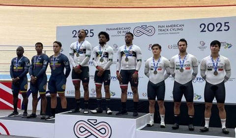 Selección Colombia en el Panamericano Élite de Pista