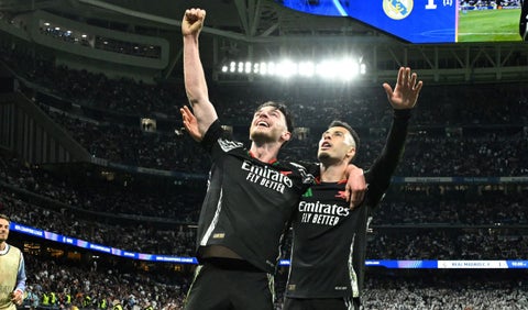 Rice no se guardó nada tras la clasificación de Arsenal en Champions League