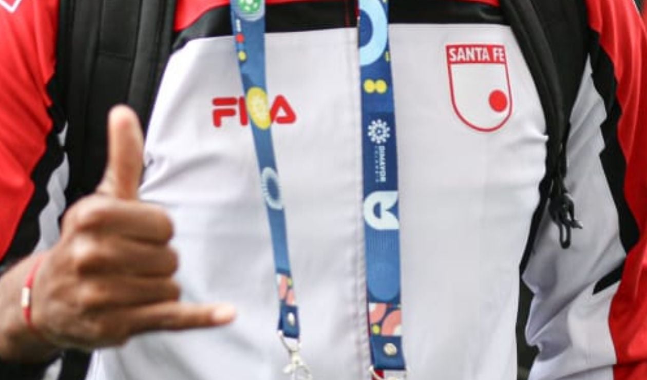 Elvis Perlaza regresó a entrenamientos con Santa Fe