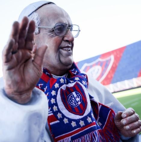 Homenaje de San Lorenzo al Papa Francisco