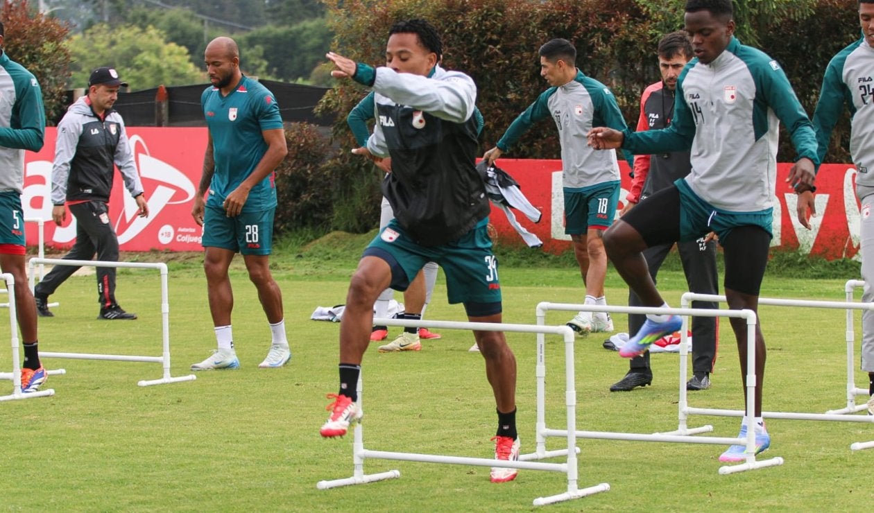 Independiente Santa Fe en el entrenamiento