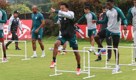 Independiente Santa Fe en el entrenamiento