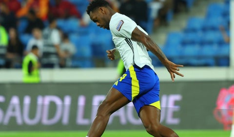 Jhon Jáder Durán con el Al Nassr de Arabia Saudita