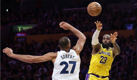 Así reaccionó LeBron James tras la victoria de Lakers frente a Timberwolves en la NBA