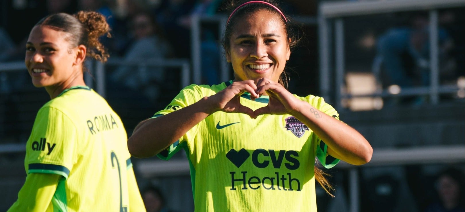 Leicy Santos con el Washington Spirit