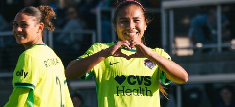 Leicy Santos con el Washington Spirit