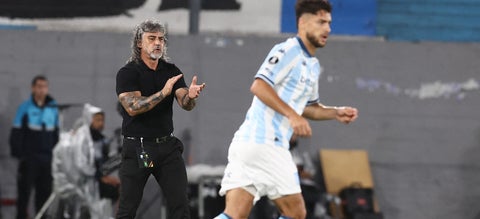 Leonel Álvarez, entrenador de Bucaramanga vs Racing de Avellaneda