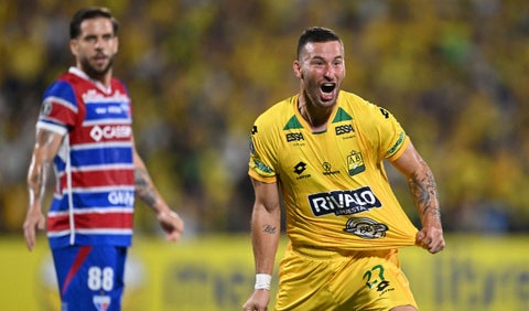 Luciano Pons habló sobre el agónico empate de Bucaramanga en Libertadores