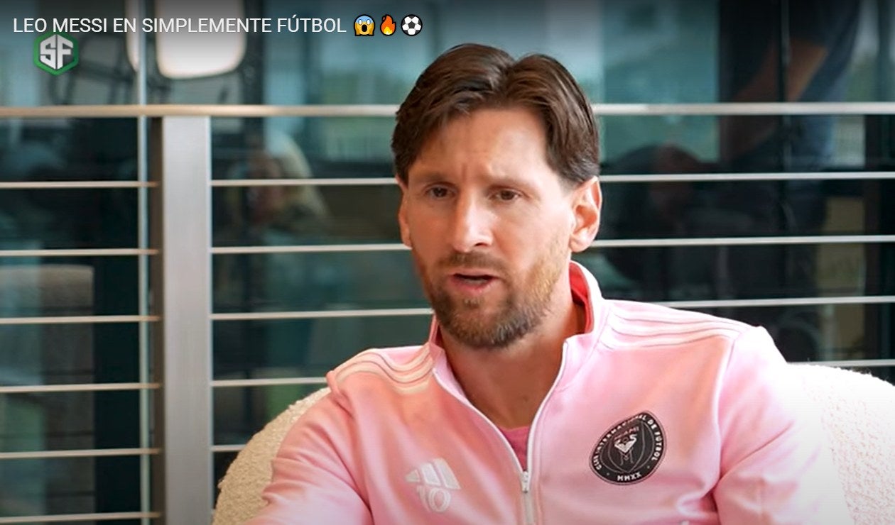 Messi en Simplemente Fútbol