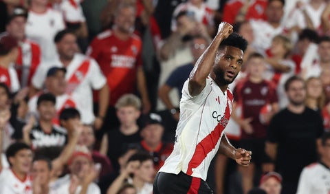 Miguel Ángel Borja, delantero colombiano en Argentina