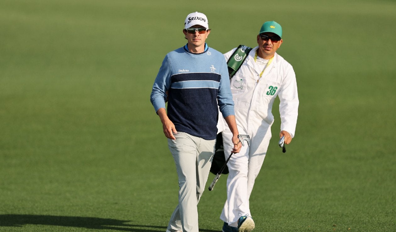 Nicolás Echavarría en el Masters de Augusta 2025