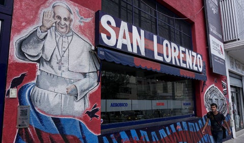 Papa Francisco hincha de San Lorenzo