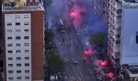 Real Madrid recibimiento