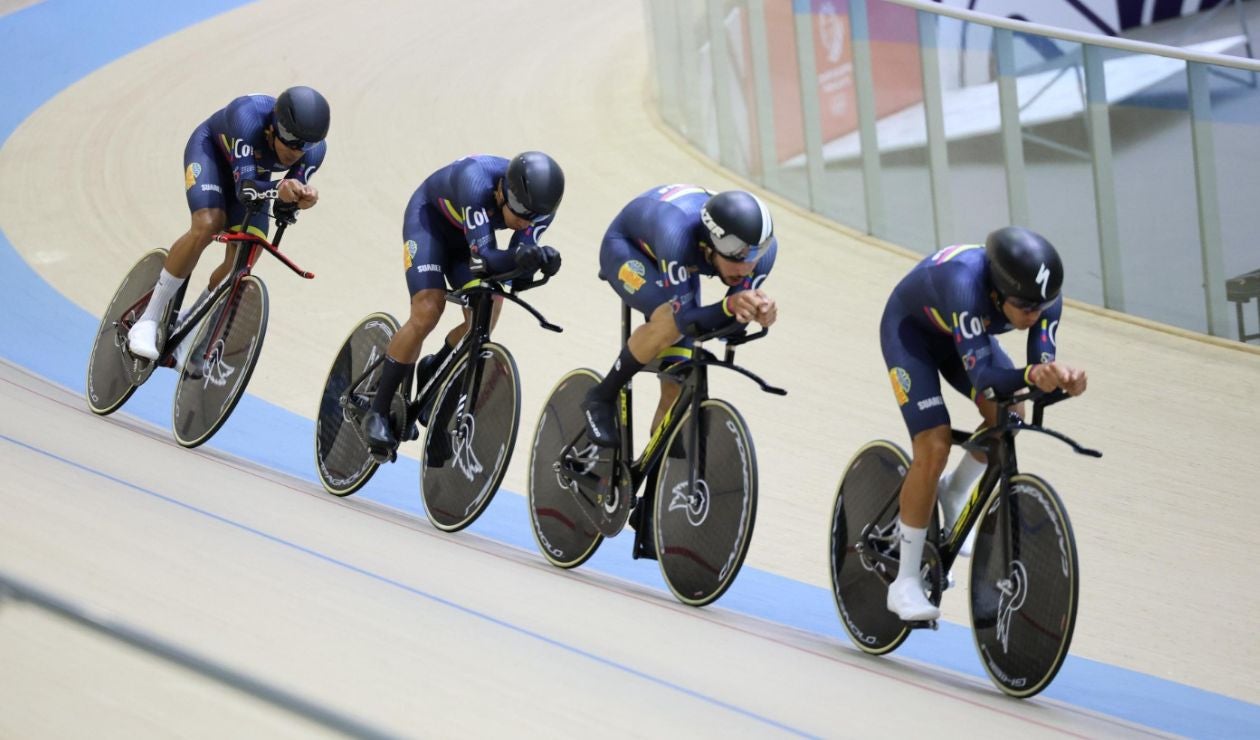 Selección Colombia en el Panamericano de Ciclismo en Pista