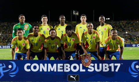 Selección Colombia Sub-17 en el Sudamericano del 2025