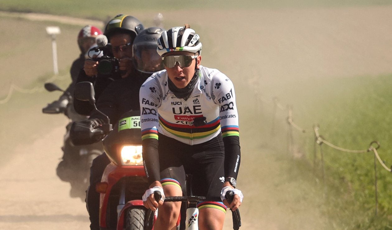 Tadej Pogacar, bicampeón de la Flecha Valona