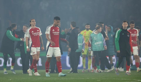 Arsenal tras la eliminación de la Champions League en manos del PSG