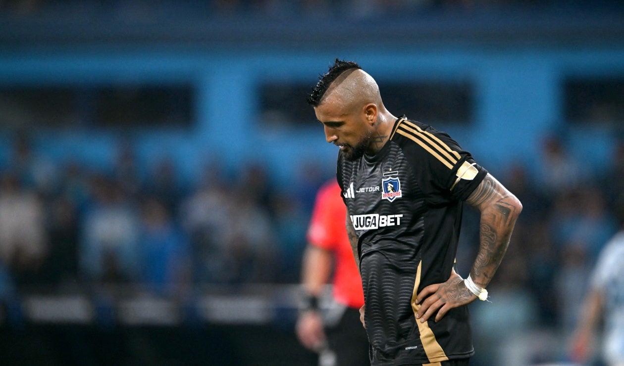 Arturo Vidal con Colo Colo de Chile en Libertadores